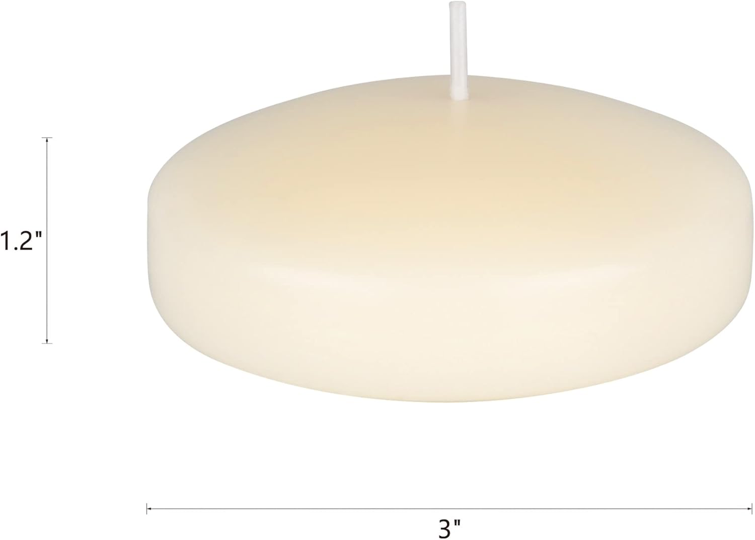 24 Unscented Ivory Floating Ca - Home Decor Free Images review and price