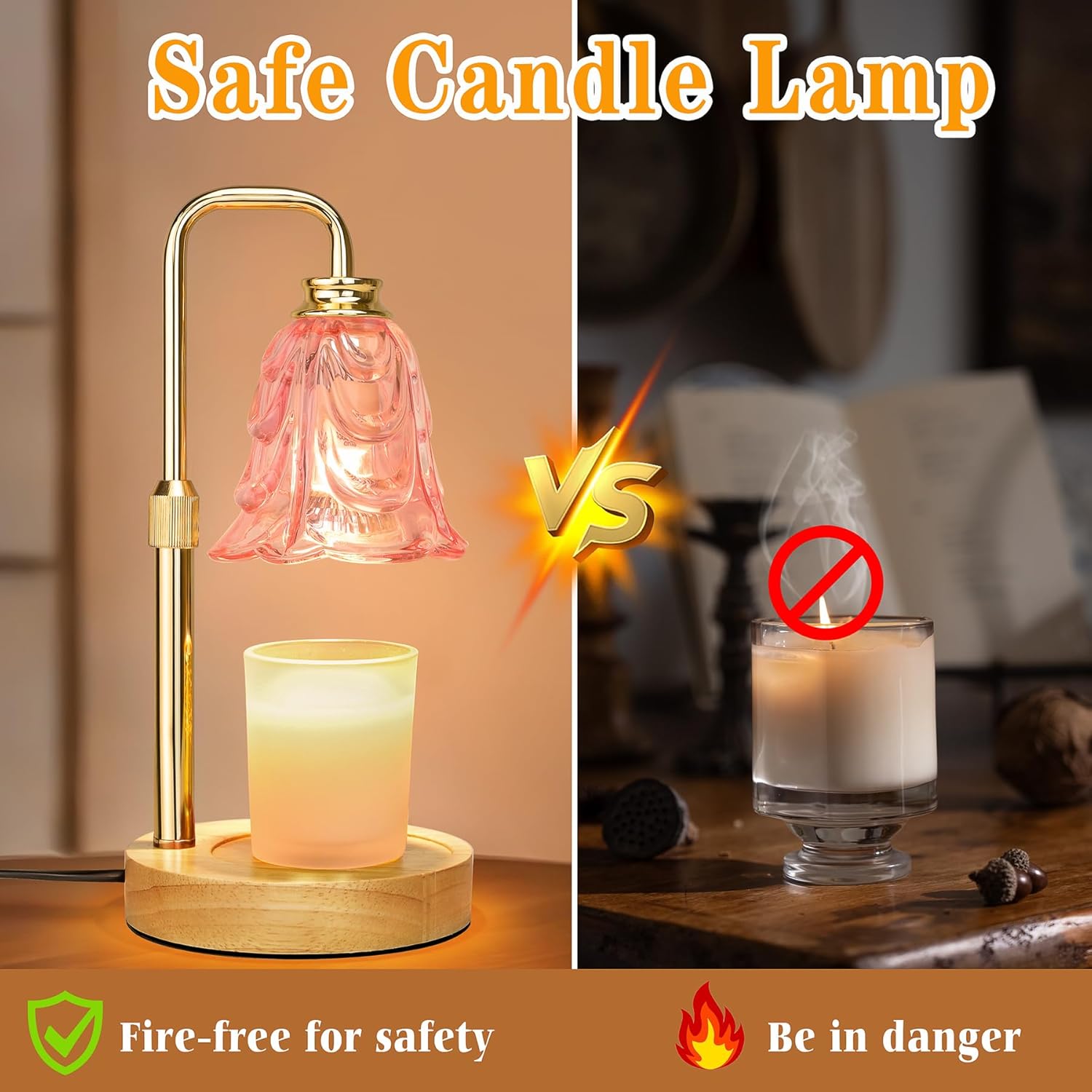 Pink Tulip Candle Warmer Lamp  - Home Decor Free Images review and price