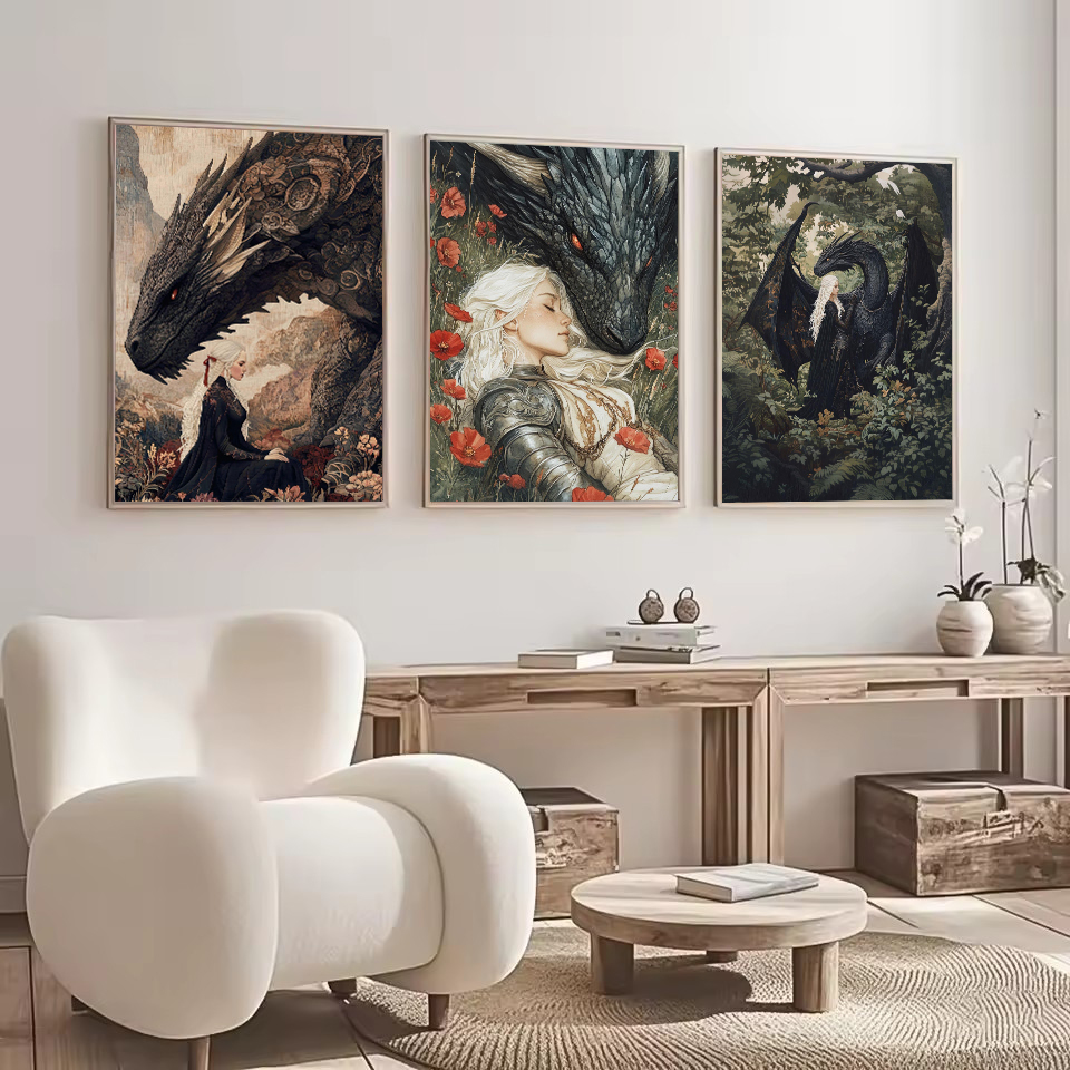Dark Academia Throne of Glass  - Watercolor Poster Print review and price