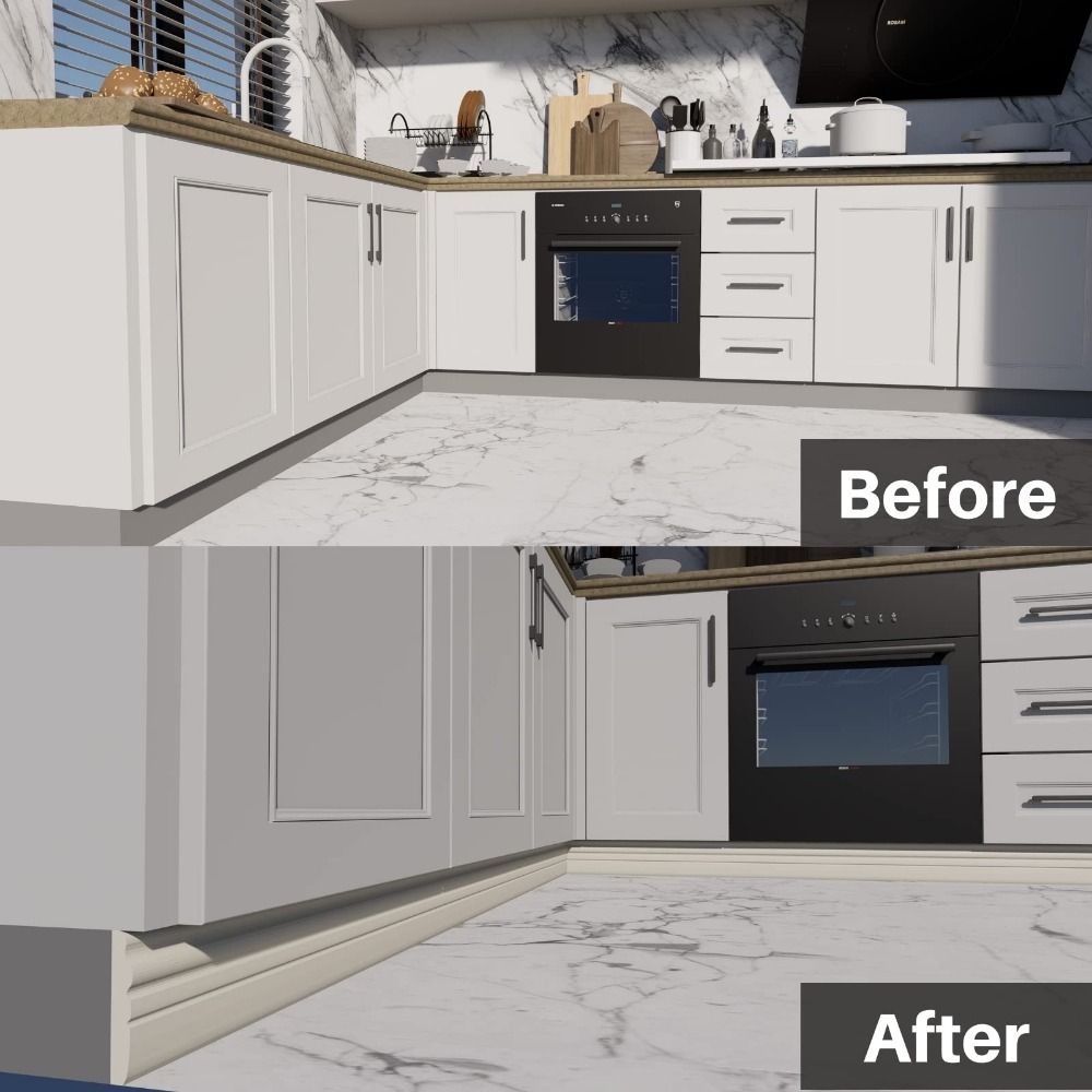 DIY Thickened Wall Baseboard A - Home Decor Wall Molding review and price