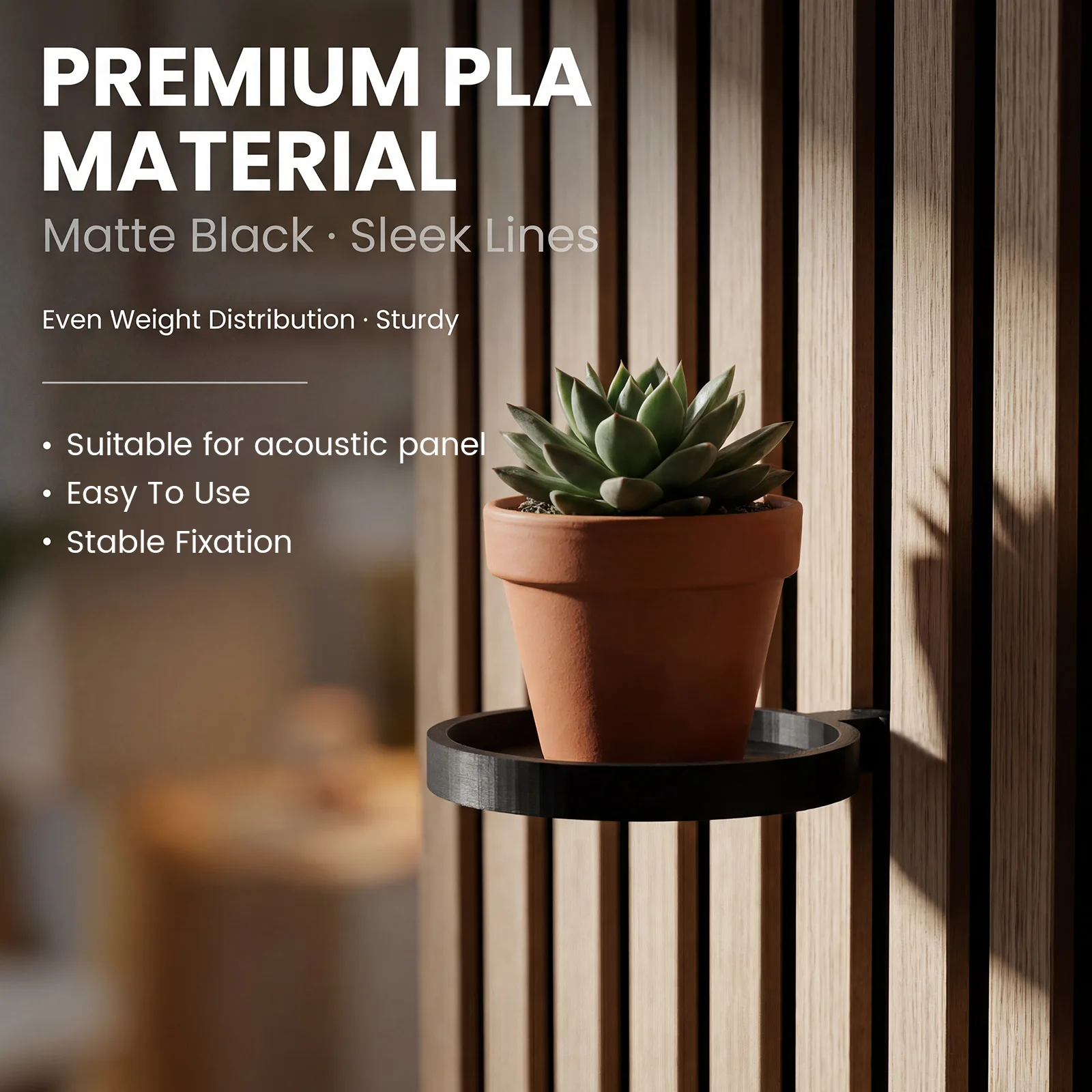 4Pcs Acoustic Panels Plant Hol - Floating Shelves review and price