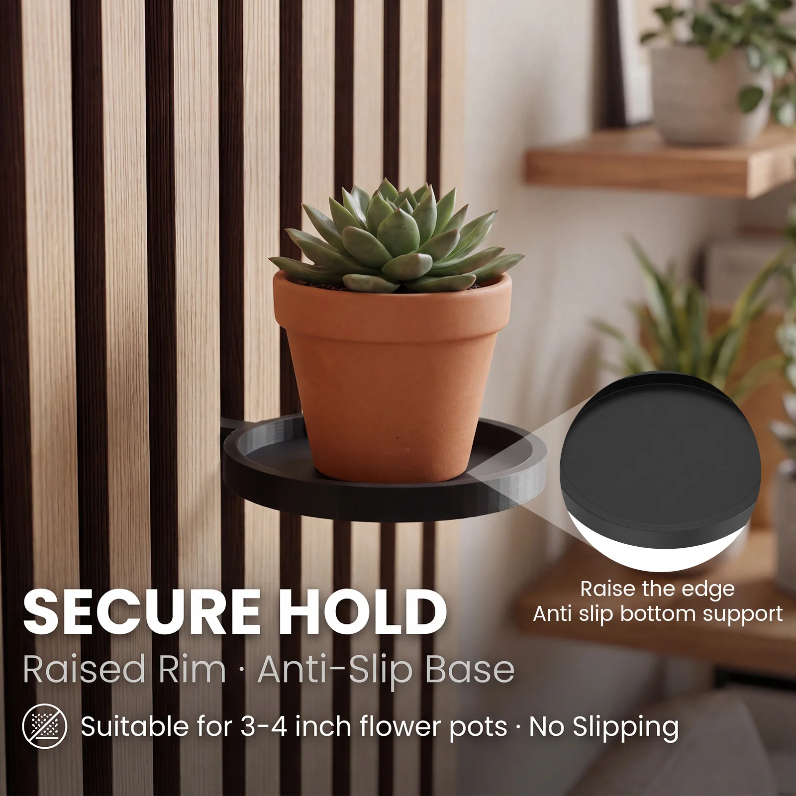 4Pcs Acoustic Panels Plant Hol - Floating Shelves review and price