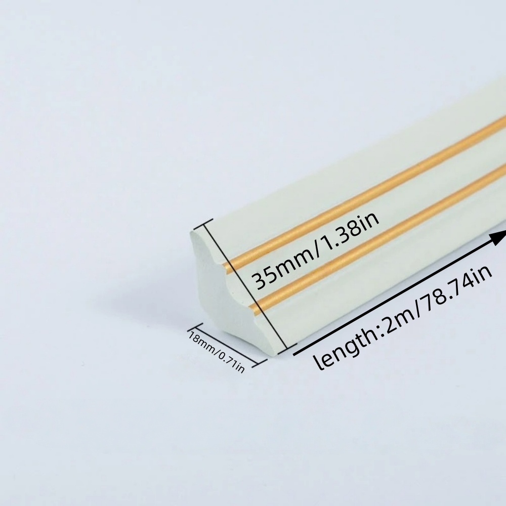 1pc 2mX3.5cm Wall Edge Strip S - Home Decor Wall Molding review and price