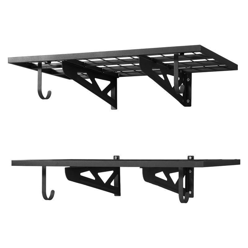 2-Tier Heavy Duty Wall Garage  - Floating Shelves review and price