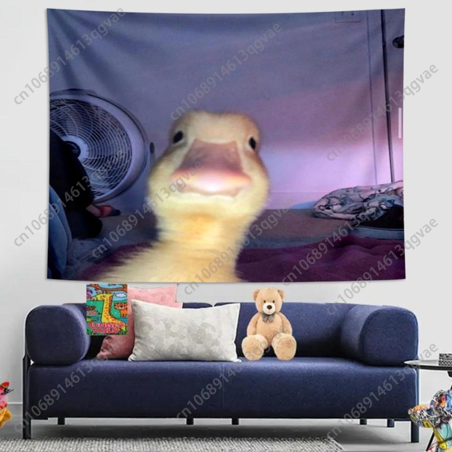 Cute Duck Pattern Tapestry Mul - Home Decor Lovely Home review and price