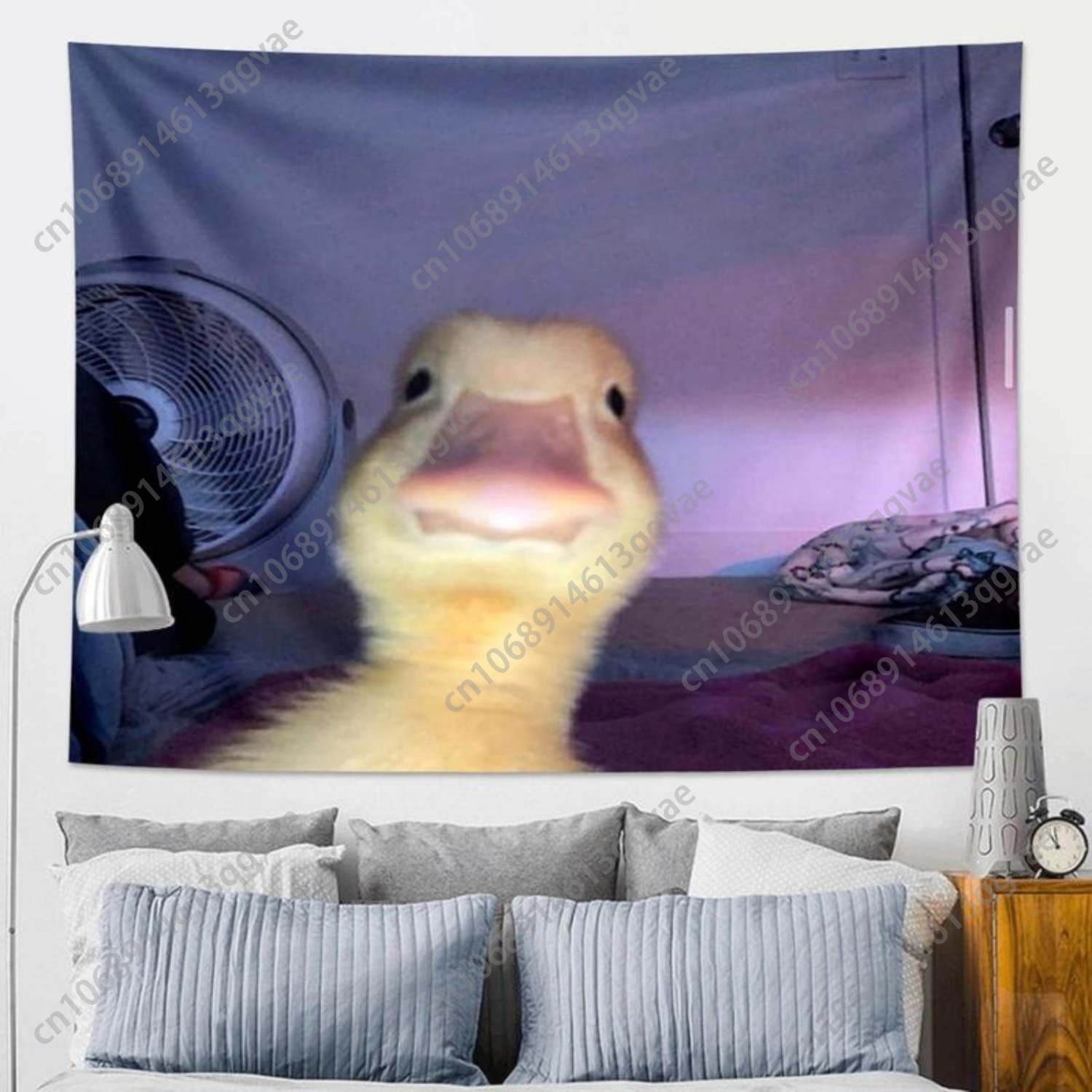 Cute Duck Pattern Tapestry Mul - Home Decor Lovely Home review and price