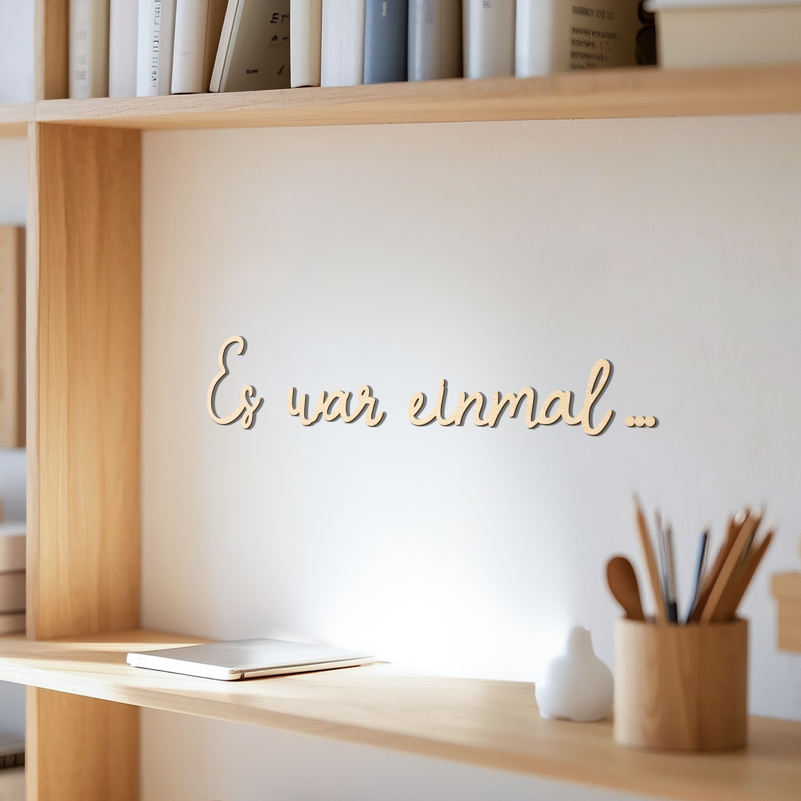 Es War Einmal Wooden Sign - Ge - Wooden Letter Sign review and price