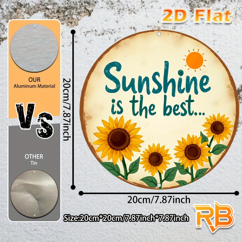 2D Flat,1pc Vintage Style Meta - Home Decor Garden Ideas review and price