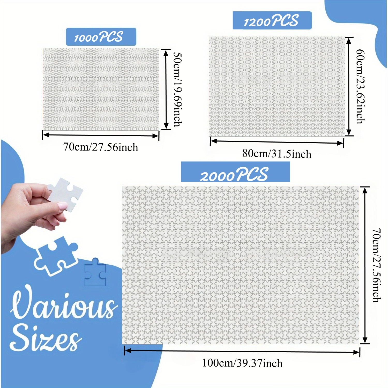 500/1000/1200/2000PCS Puzzles  - Home Decor Under 1000 review and price