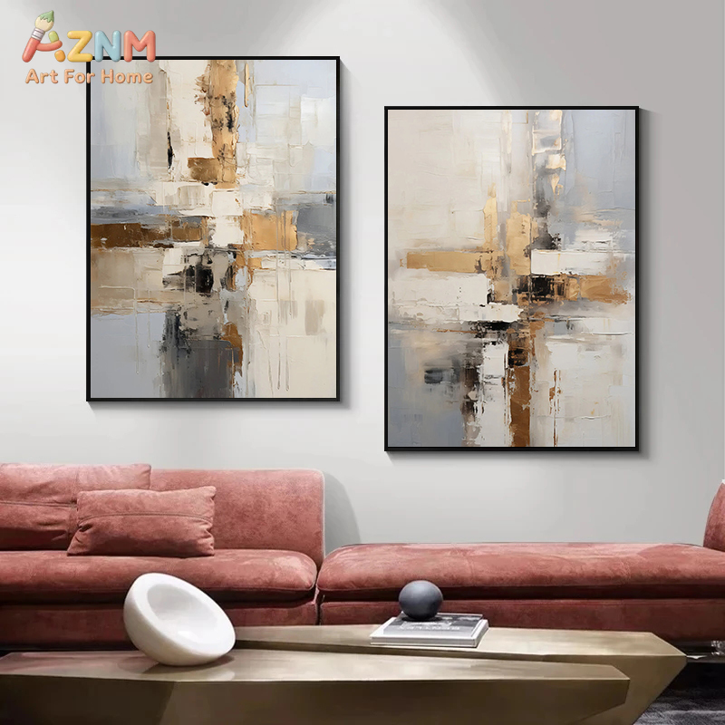 Neutral Landscape Canvas Paint - Watercolor Poster Print review and price
