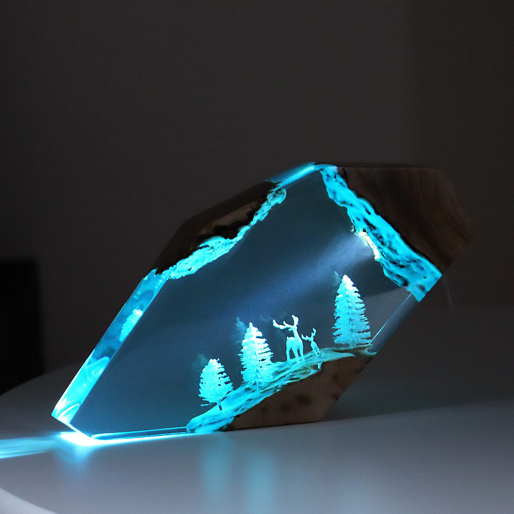 Forest Fairy Deer Desktop Art  - Home Decor Resin review and price