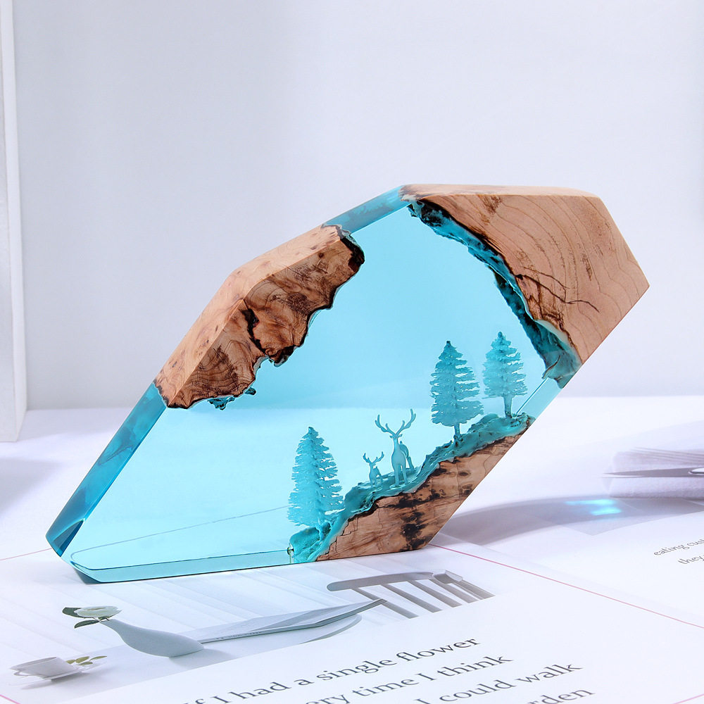 Forest Fairy Deer Desktop Art  - Home Decor Resin review and price