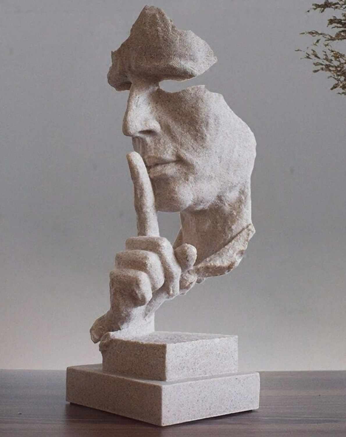 Silence Is A Gold Statuette Ab - Abstract Sculpture Resin review and price