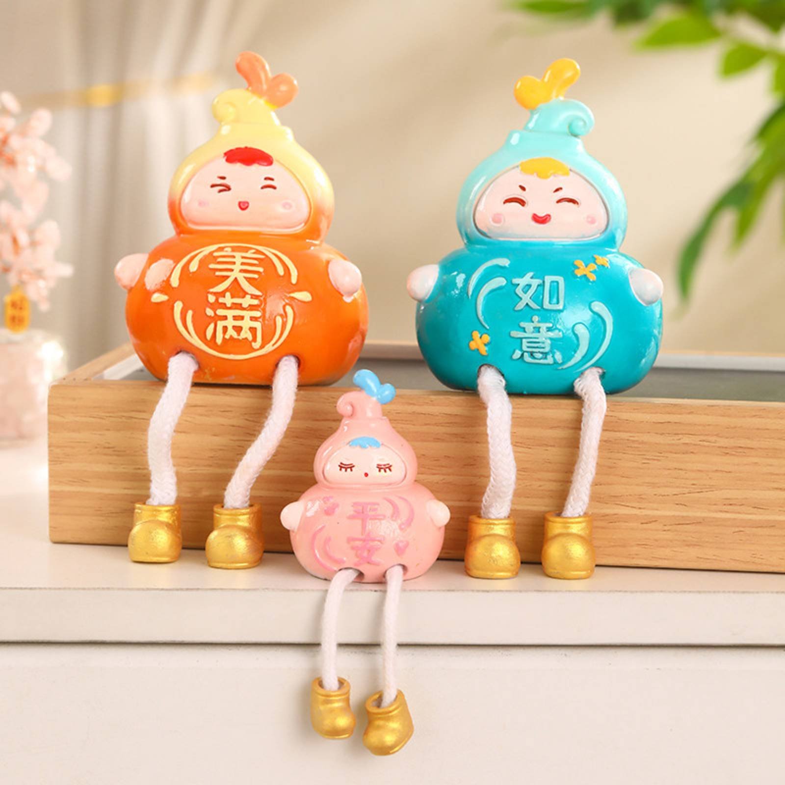 4 Pieces Hanging Doll Decorati - Home Decor Resin review and price