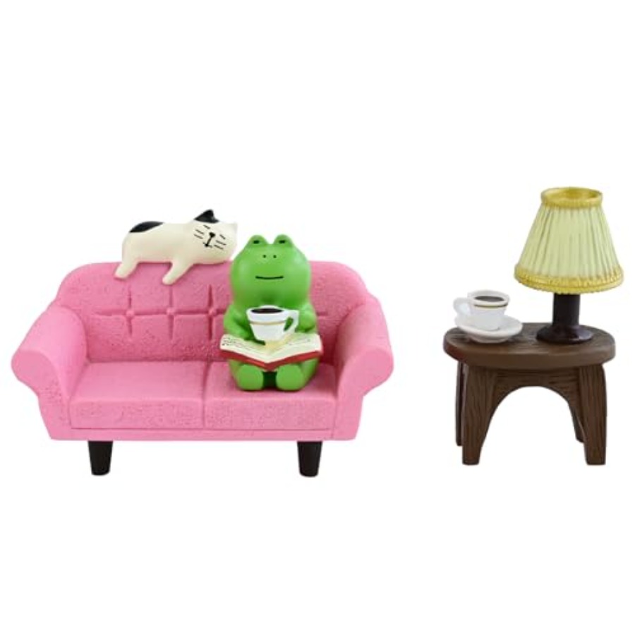 Cute Mini Frog Figurine with S - Home Decor Resin review and price