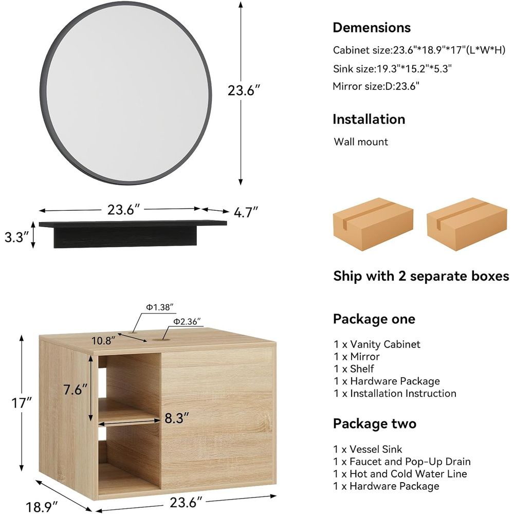 24 White Wall-Mounted Floating - Floating Shelves review and price