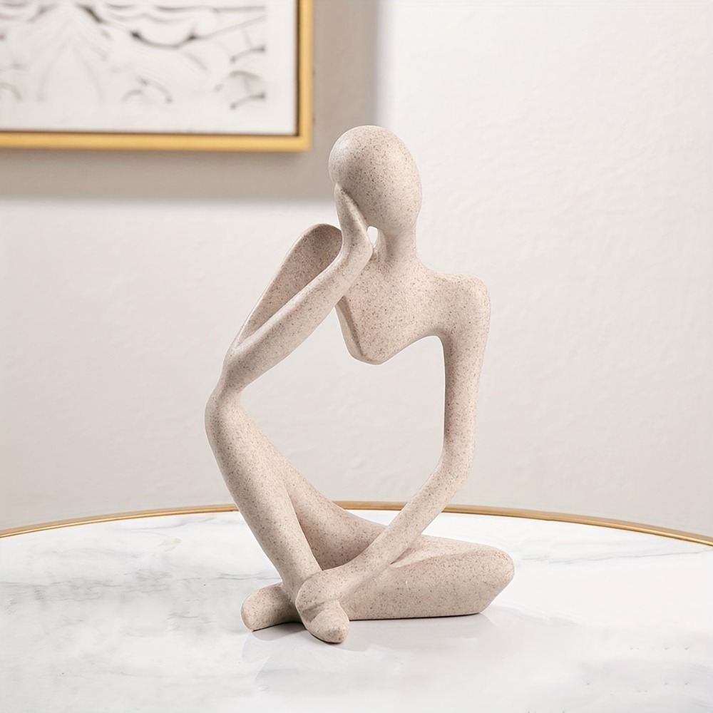 Abstract Thinker Statue Sandst - Abstract Sculpture Resin review and price